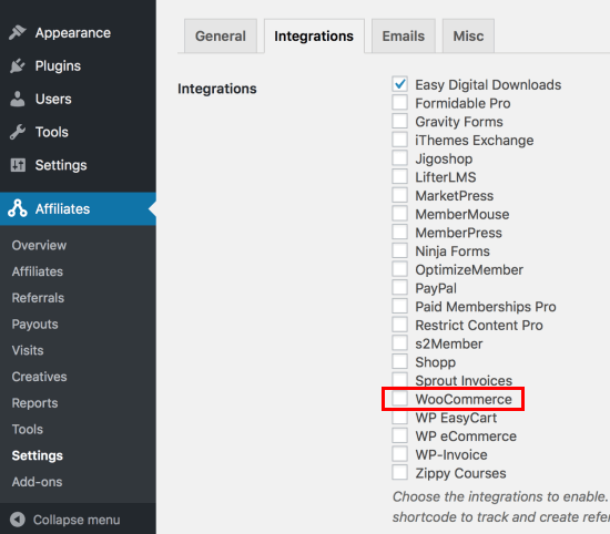 Integrating AffiliateWP with WooCommerce
