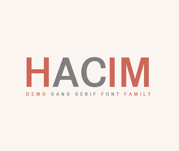Hacim Free Font