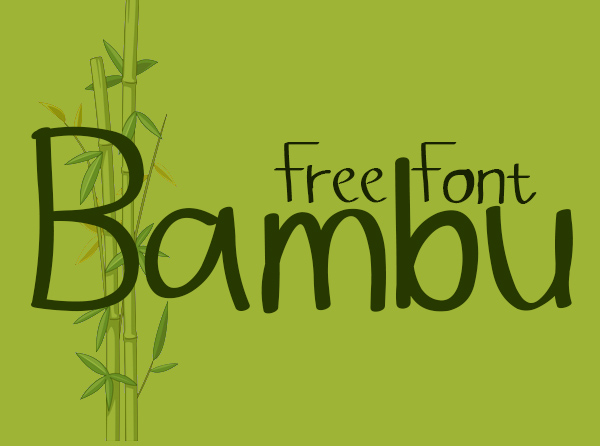 Bambu Free Font