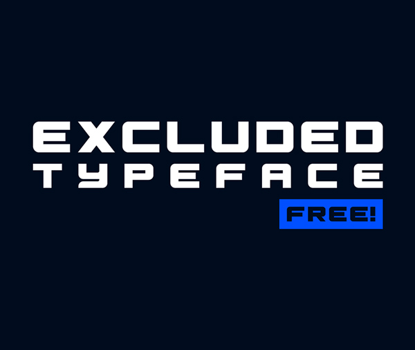 Excluded Free Font