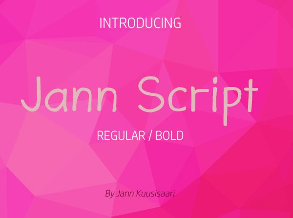 Jann Script Free Font