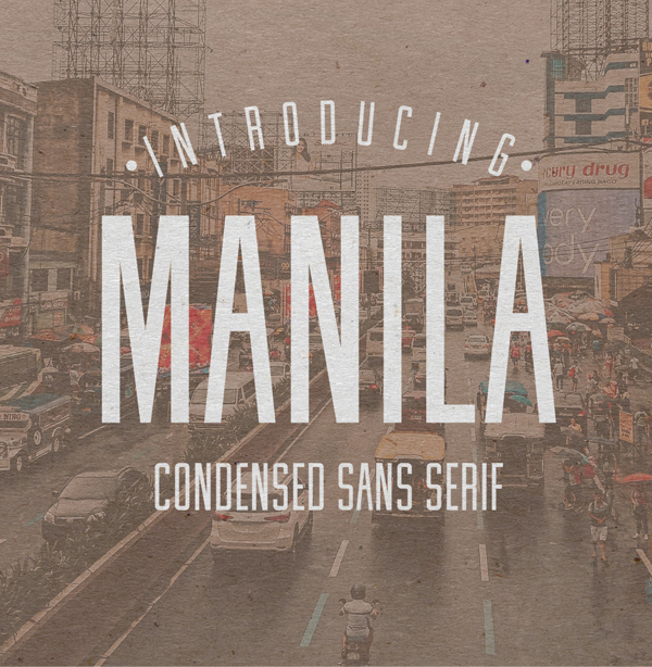 Manila Condensed Free Font