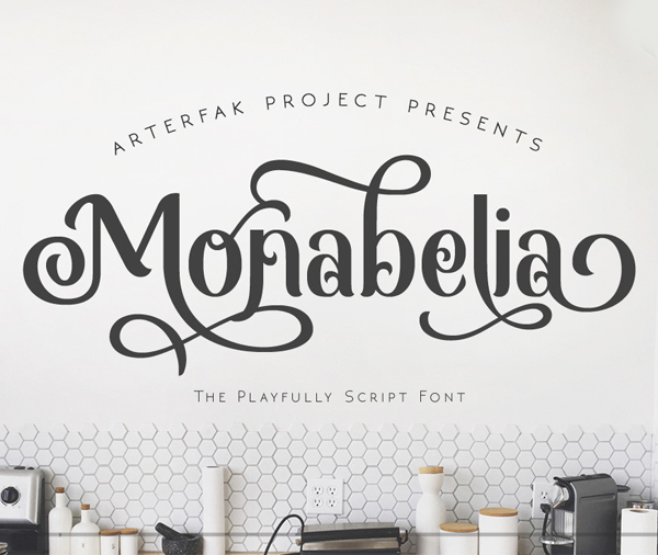Monabelia Script Free Font
