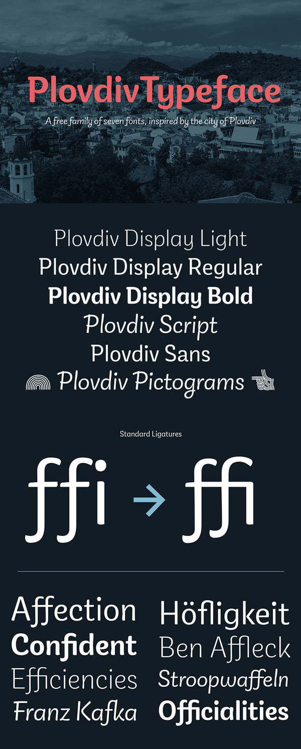 PlovdivTypeface Free Font