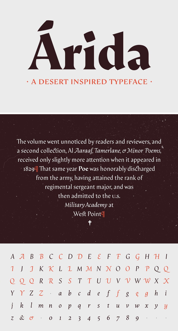 Creative Árida Font Creative Árida Font