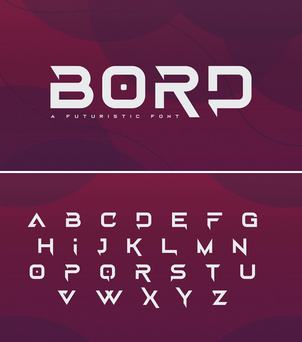 Bord Sans Serif Font Bord Sans Serif Font