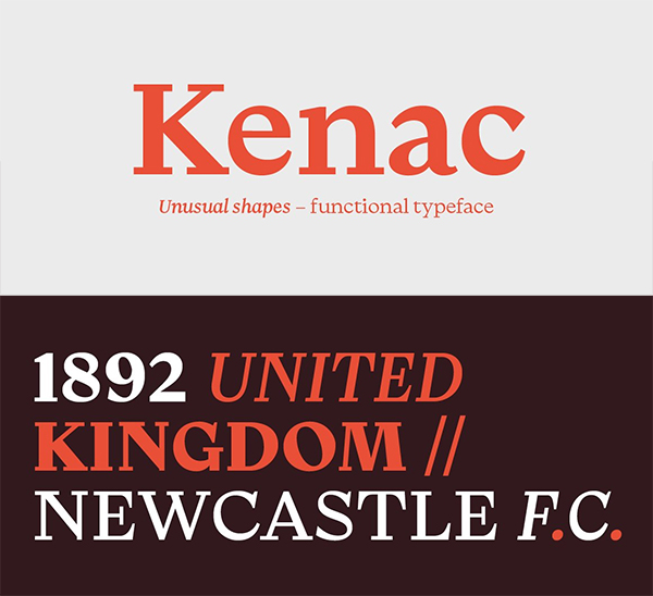 Kenac Font Kenac Font