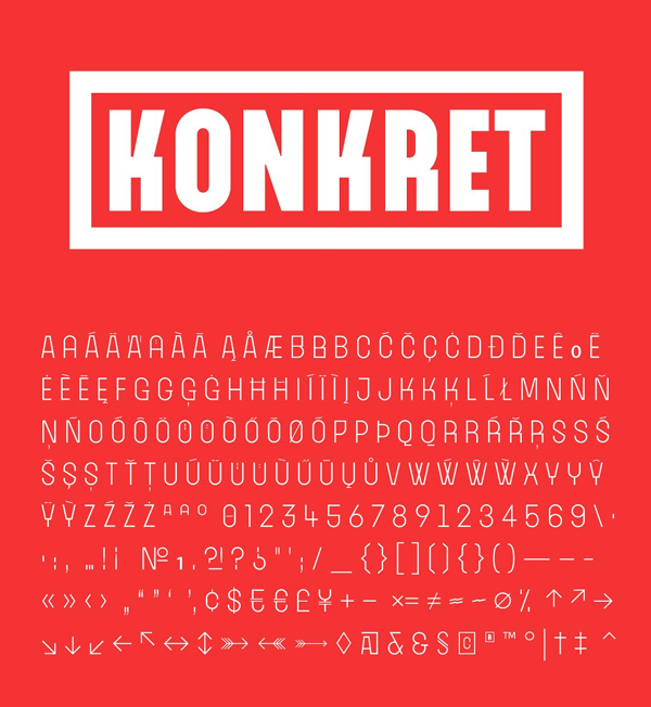 Konkret Display Font Konkret Display Font