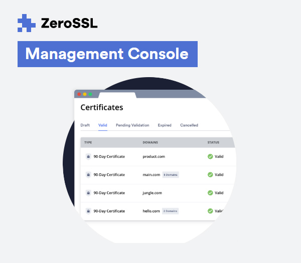 UI for SSL Certificate Mangement UI for SSL Certificate Mangement