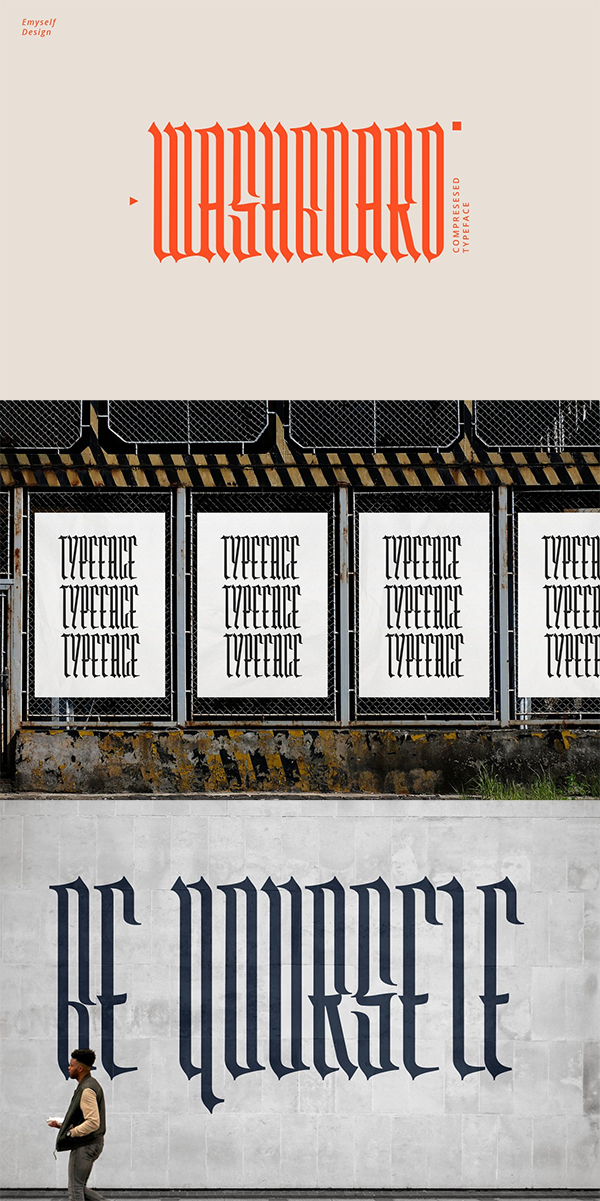 Washboard Typeface Washboard Typeface