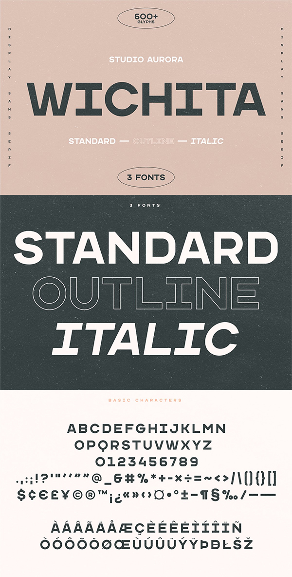 Wichita – Display Sans Serif Font Wichita – Display Sans Serif Font