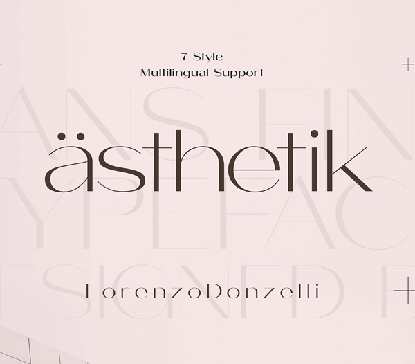 Asthetik Free Font Asthetik