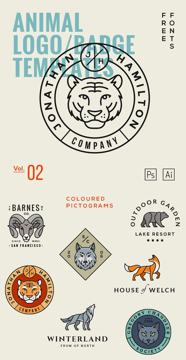 Animal Logo/Badge Templates