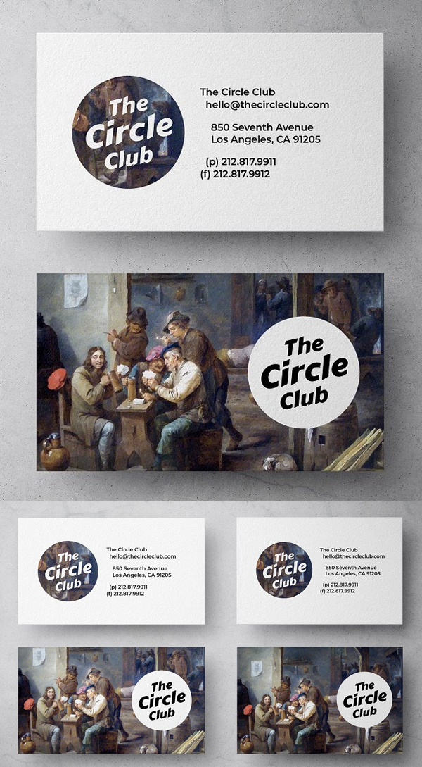 The Circle Club Business Card