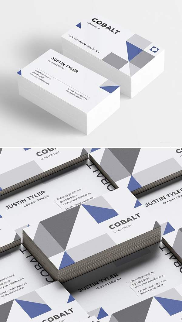 Cobalt - Business Card Template Cobalt - Business Card Template