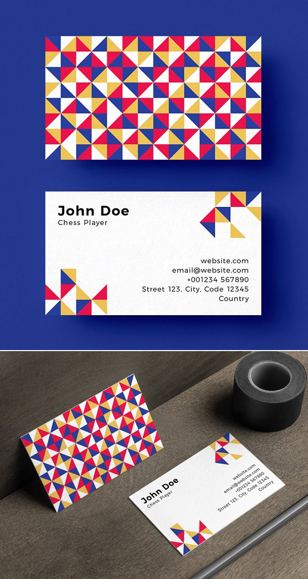 Chess Player Business Card Template Chess Player Business Card Template