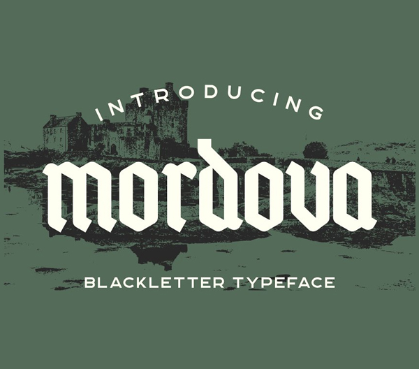 Mordova Blackletter Free Font