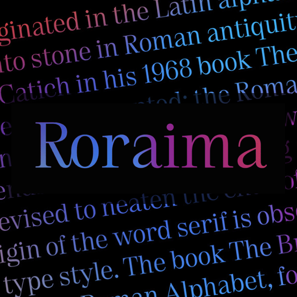 Roraima Serif Free Font Roraima Serif
