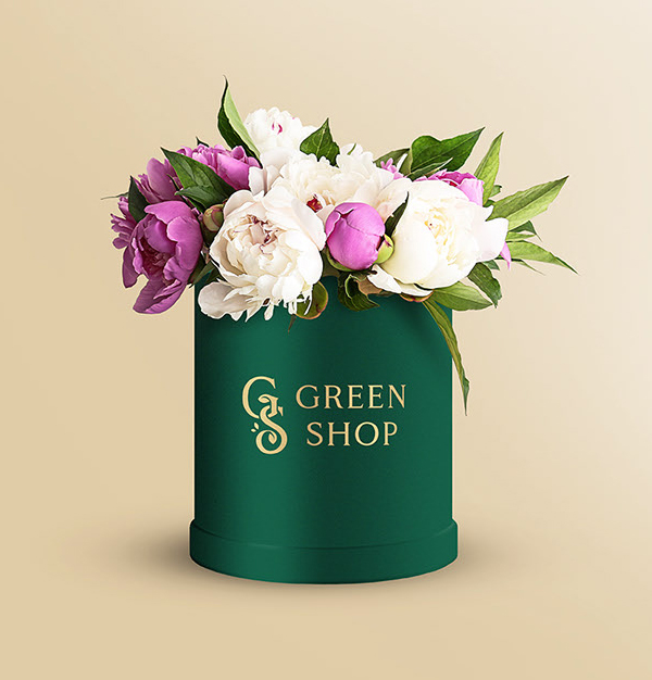 Free Flower Box Mockup Free Flower Box Mockup