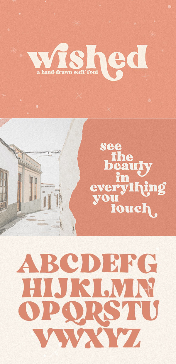 Wished | Hand-drawn Serif Font