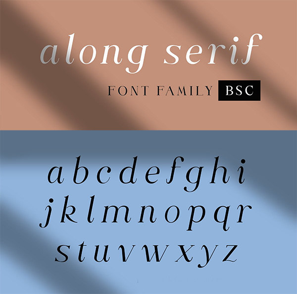 Along Serif BSC Font