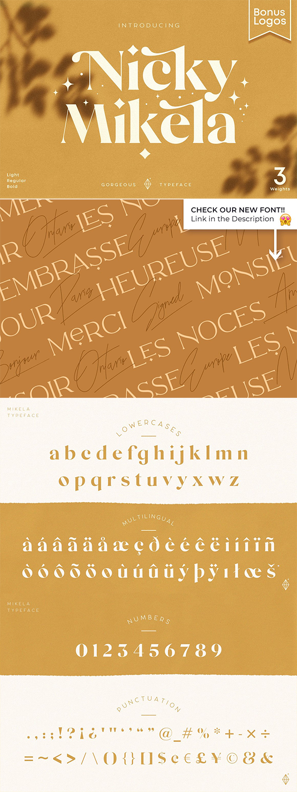 Mikela Gorgeous Font