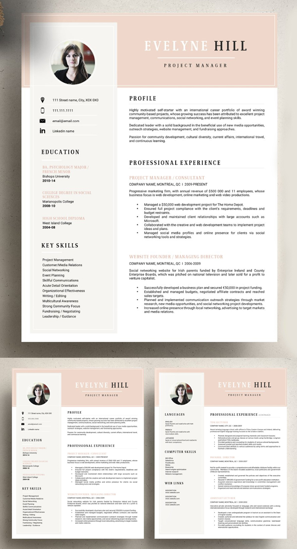 Elegant Word Resume & Cover letter Elegant Word Resume & Cover letter