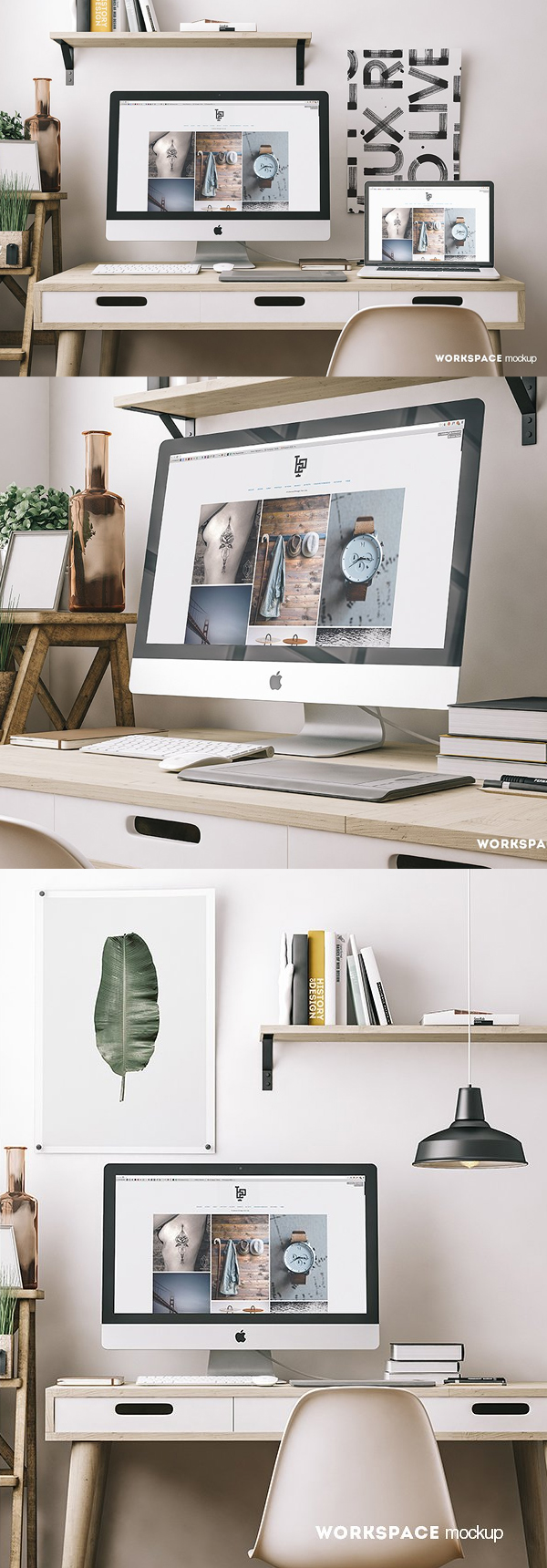 Workspace Mockup Set Workspace Mockup Set
