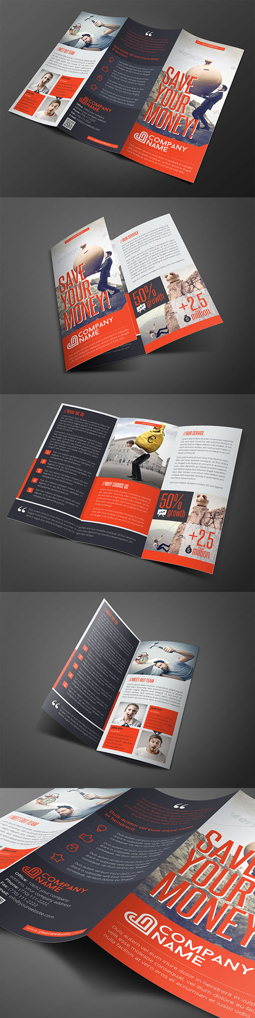 Corporate Trifold Brochure Template Corporate Trifold Brochure Template