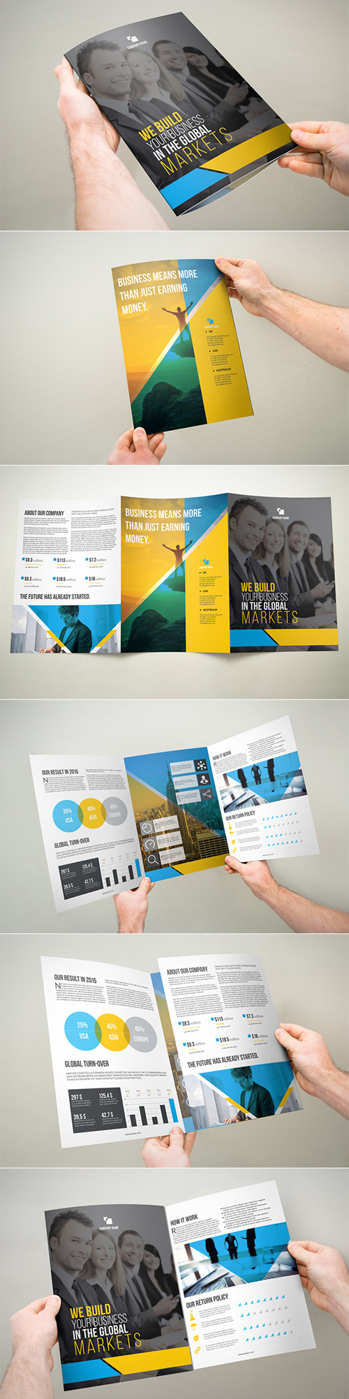 3xA4 Tri-fold Brochure Template 3xA4 Tri-fold Brochure Template