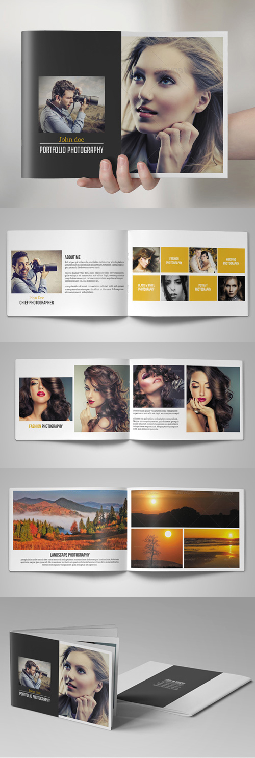 Photography Portfolio Brochure / Catalog Template Photography Portfolio Brochure / Catalog Template