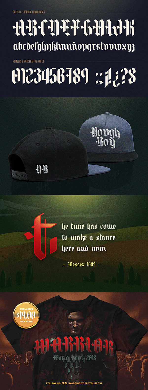 Castillo Font Letters Castillo Font Letters