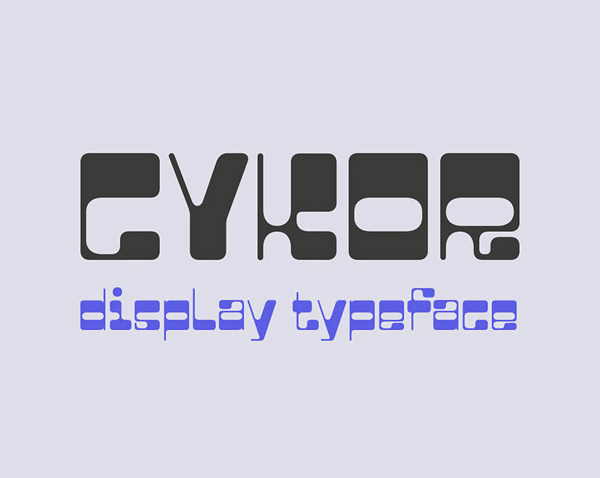 Cykor Display Free Font Cykor Display Free Font