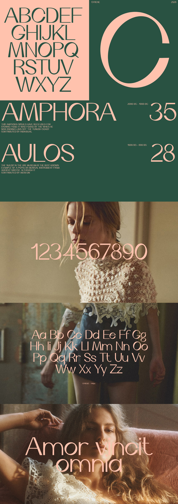 Cyrene Font Letters Cyrene Font Letters