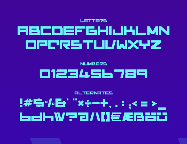 Dredd Font Letters Dredd Font Letters