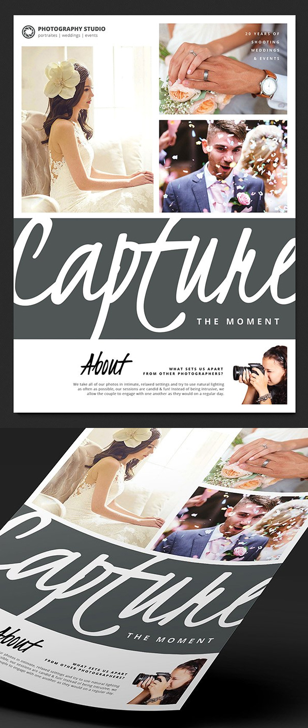 Wedding Photography Poster Template Wedding Photography Poster Template