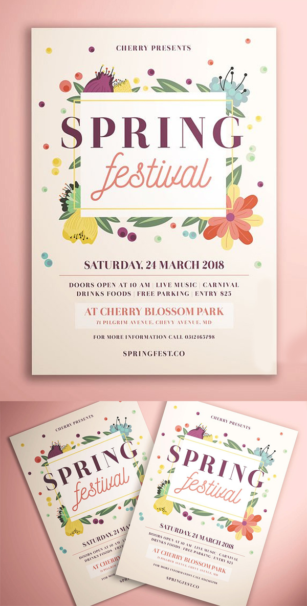 Spring Festival Flyer Spring Festival Flyer