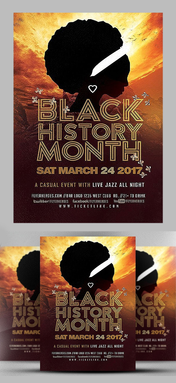 Black History Month Flyer Black History Month Flyer