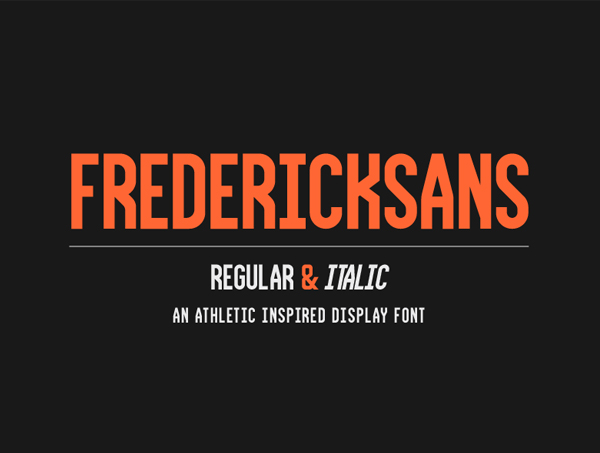 Frederick Sans Free Font Frederick Sans Free Font