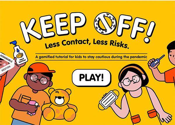 KEEP OFF - Website Design KEEP OFF - Illustation in Website Design