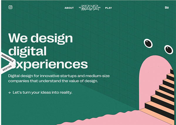 Fjaka - Digital Agency - Website Design Fjaka - Digital Agency - Illustation in Website Design