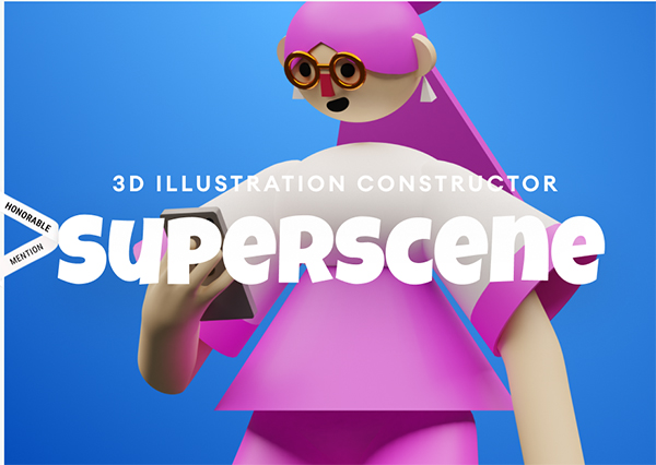 Superscene - Website Design Superscene - Illustation in Website Design