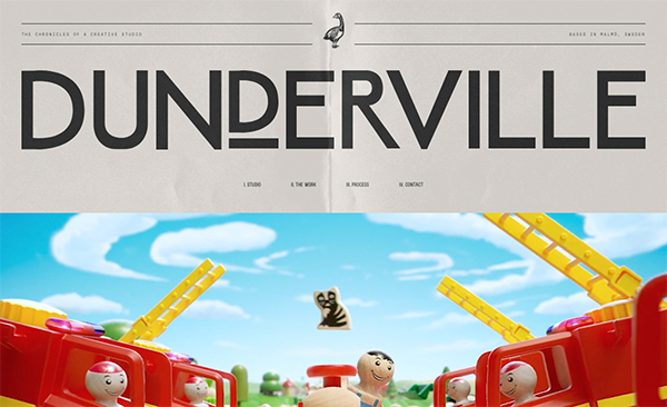 Dunderville - Website Design Dunderville - Illustation in Website Design