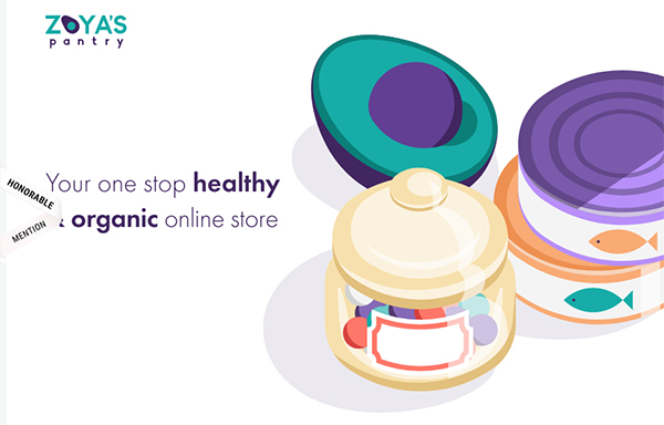Zoya's Pantry - Website Design Zoya's Pantry - Illustation in Website Design