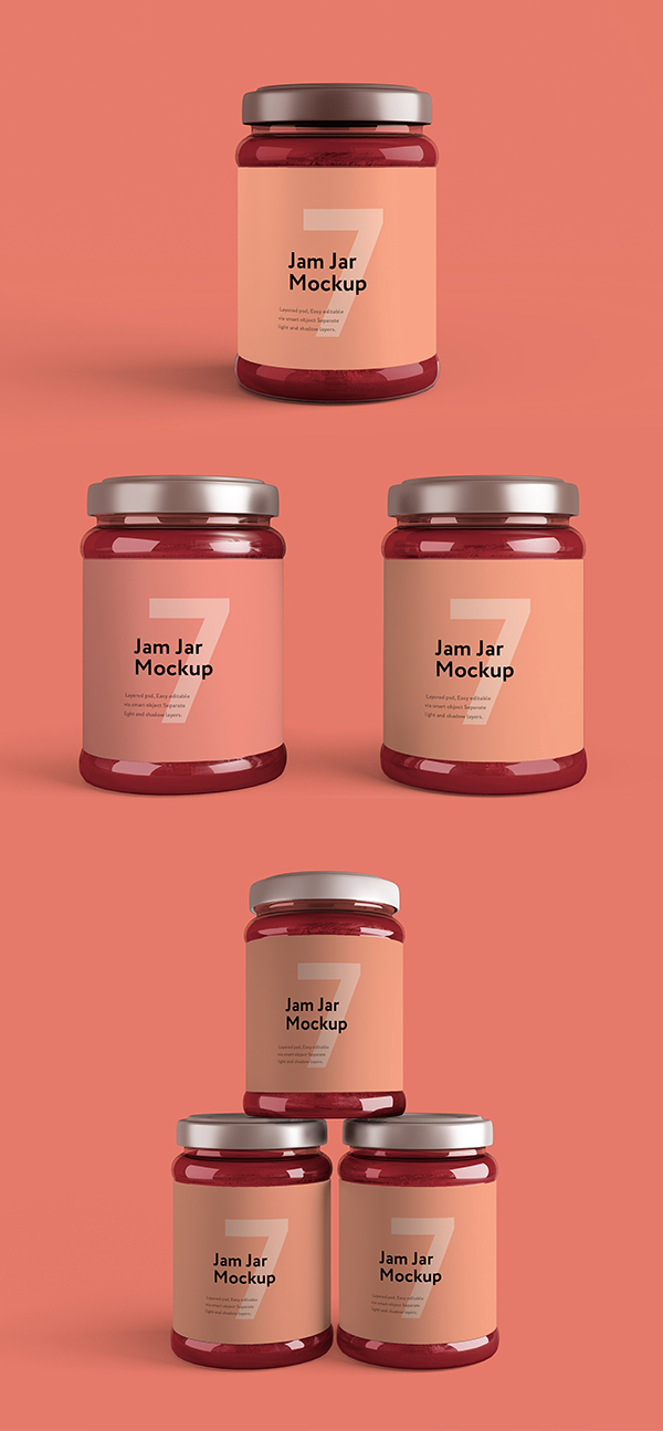 Jam Jar Mockup Jam Jar Mockup
