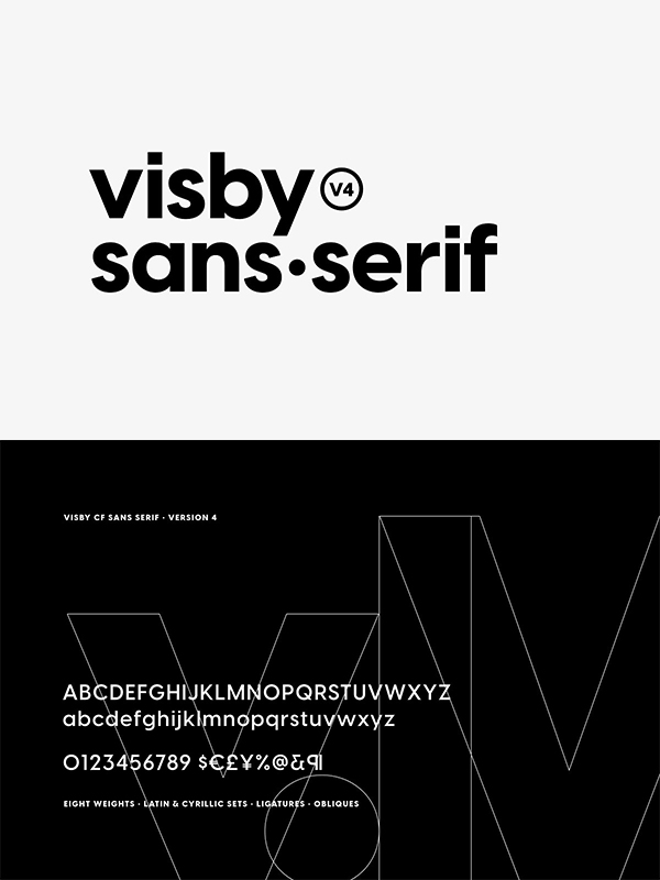 Visby CF Geometric Sans Font Visby CF Geometric Sans Font