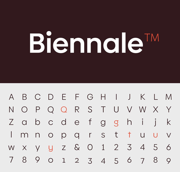 Biennale Font Biennale Font
