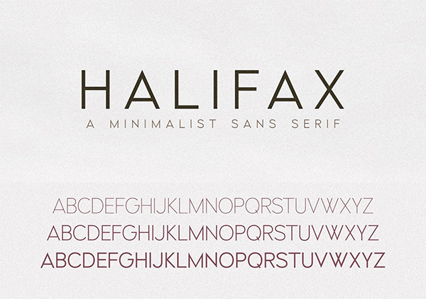 Halifax | A Modern Minimalist Sans Halifax | A Modern Minimalist Sans