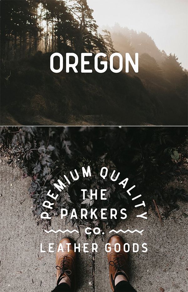 Oregon Font Oregon Font