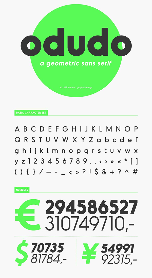 Odudo - Typeface Odudo - Typeface
